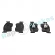 Jeu de 4 plaquettes de frein avant RAP BRAKES R-P1695 - Visuel 2
