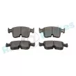Jeu de 4 plaquettes de frein avant RAP BRAKES R-P1695 - Visuel 3