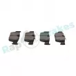 Jeu de 4 plaquettes de frein arrière RAP BRAKES R-P1696 - Visuel 2