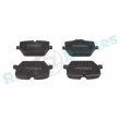 Jeu de 4 plaquettes de frein arrière RAP BRAKES R-P1697 - Visuel 3