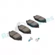 Jeu de 4 plaquettes de frein arrière RAP BRAKES R-P1703 - Visuel 1