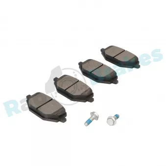 Jeu de 4 plaquettes de frein arrière RAP BRAKES R-P1703