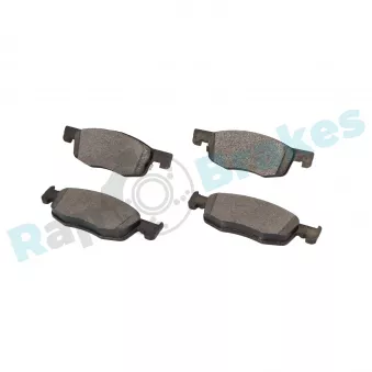 Jeu de 4 plaquettes de frein avant RAP BRAKES R-P1711