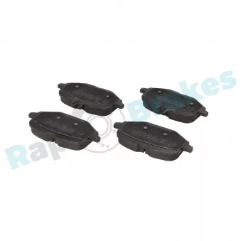 Jeu de 4 plaquettes de frein arrière RAP BRAKES R-P1714