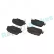 Jeu de 4 plaquettes de frein arrière RAP BRAKES R-P1719 - Visuel 1