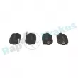 Jeu de 4 plaquettes de frein arrière RAP BRAKES R-P1719 - Visuel 2