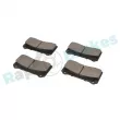 Jeu de 4 plaquettes de frein avant RAP BRAKES R-P1720 - Visuel 1