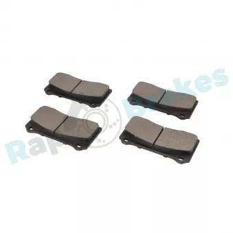 Jeu de 4 plaquettes de frein avant RAP BRAKES R-P1720