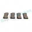 Jeu de 4 plaquettes de frein avant RAP BRAKES R-P1720 - Visuel 2