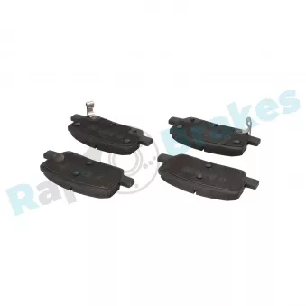 Jeu de 4 plaquettes de frein arrière RAP BRAKES R-P1722