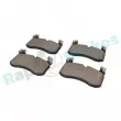 Jeu de 4 plaquettes de frein avant RAP BRAKES R-P1730 - Visuel 1