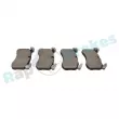Jeu de 4 plaquettes de frein avant RAP BRAKES R-P1730 - Visuel 2