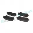 Jeu de 4 plaquettes de frein avant RAP BRAKES R-P1733 - Visuel 1