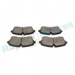 Jeu de 4 plaquettes de frein avant RAP BRAKES R-P1733 - Visuel 3