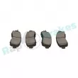 Jeu de 4 plaquettes de frein avant RAP BRAKES R-P1734 - Visuel 3