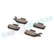 Jeu de 4 plaquettes de frein avant RAP BRAKES R-P1735 - Visuel 1