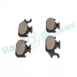 Jeu de 4 plaquettes de frein avant RAP BRAKES R-P1735 - Visuel 2