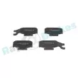 Jeu de 4 plaquettes de frein avant RAP BRAKES R-P1735 - Visuel 3