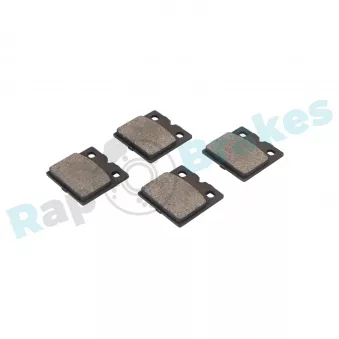 Jeu de 4 plaquettes de frein arrière RAP BRAKES R-P1737
