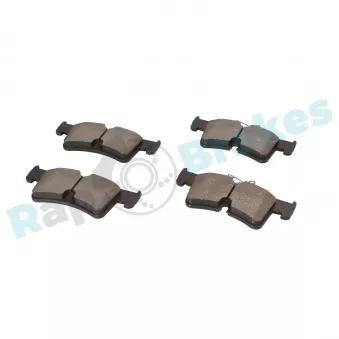 Jeu de 4 plaquettes de frein arrière RAP BRAKES R-P1738