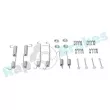Kit d'accessoires, mâchoire de frein RAP BRAKES R-T0009 - Visuel 1