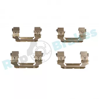 Kit d'accessoires, plaquette de frein à disque RAP BRAKES R-U0209