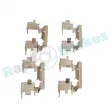 Kit d'accessoires, plaquette de frein à disque RAP BRAKES R-U0229 - Visuel 2