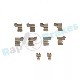 Kit d'accessoires, plaquette de frein à disque RAP BRAKES R-U0232