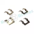 Kit d'accessoires, plaquette de frein à disque RAP BRAKES R-U0249 - Visuel 2