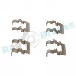 Kit d'accessoires, plaquette de frein à disque RAP BRAKES R-U0249 - Visuel 3