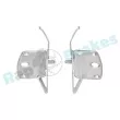 Kit d'accessoires, plaquette de frein à disque RAP BRAKES R-U0255 - Visuel 3