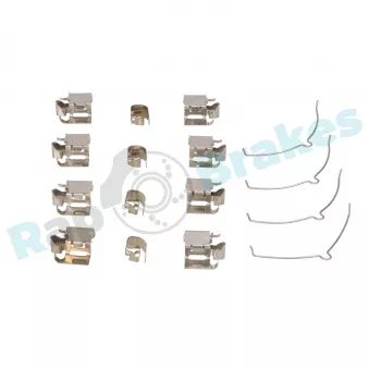Kit d'accessoires, plaquette de frein à disque RAP BRAKES R-U0280
