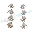 Kit d'accessoires, plaquette de frein à disque RAP BRAKES R-U0280 - Visuel 2