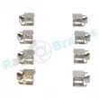 Kit d'accessoires, plaquette de frein à disque RAP BRAKES R-U0280 - Visuel 3