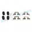 Kit d'accessoires, plaquette de frein à disque RAP BRAKES R-U0309 - Visuel 1