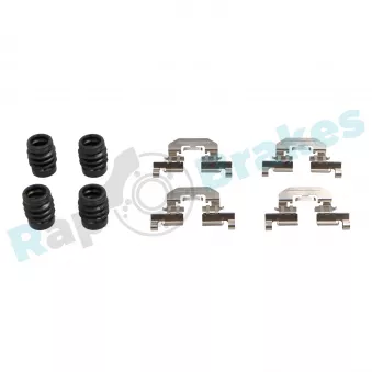 Kit d'accessoires, plaquette de frein à disque RAP BRAKES R-U0309