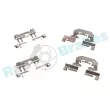 Kit d'accessoires, plaquette de frein à disque RAP BRAKES R-U0309 - Visuel 3