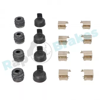 Kit d'accessoires, plaquette de frein à disque RAP BRAKES R-U0310