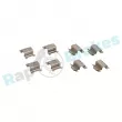 Kit d'accessoires, plaquette de frein à disque RAP BRAKES R-U0338 - Visuel 3