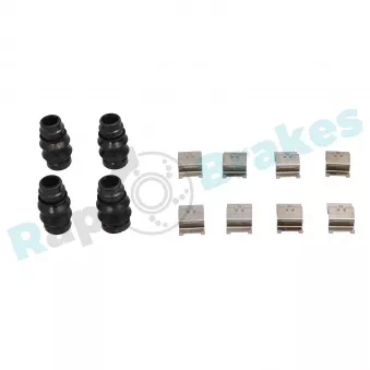 Kit d'accessoires, plaquette de frein à disque RAP BRAKES R-U0341
