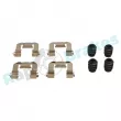 Kit d'accessoires, plaquette de frein à disque RAP BRAKES R-U0343 - Visuel 1
