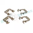 Kit d'accessoires, plaquette de frein à disque RAP BRAKES R-U0343 - Visuel 3