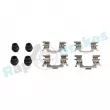 Kit d'accessoires, plaquette de frein à disque RAP BRAKES R-U0352 - Visuel 1