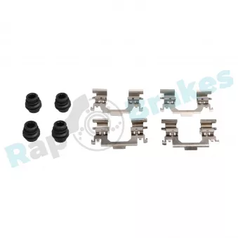 Kit d'accessoires, plaquette de frein à disque RAP BRAKES R-U0352