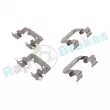 Kit d'accessoires, plaquette de frein à disque RAP BRAKES R-U0357 - Visuel 2