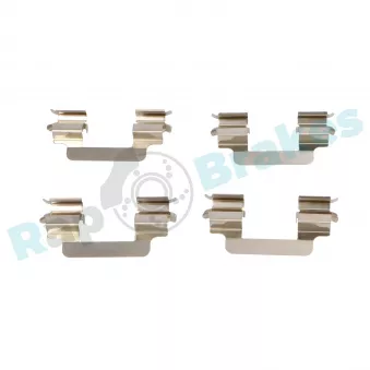 Kit d'accessoires, plaquette de frein à disque RAP BRAKES R-U0364