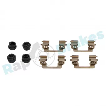 Kit d'accessoires, plaquette de frein à disque RAP BRAKES R-U0366
