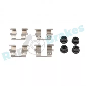 Kit d'accessoires, plaquette de frein à disque RAP BRAKES R-U0368