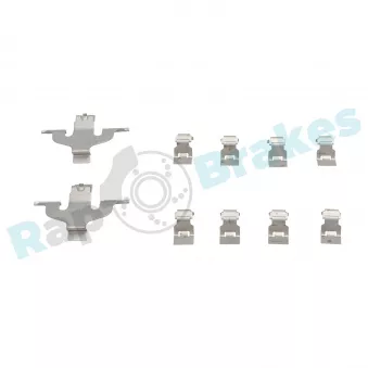 Kit d'accessoires, plaquette de frein à disque RAP BRAKES R-U0370