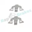 Kit d'accessoires, plaquette de frein à disque RAP BRAKES R-U0370 - Visuel 2